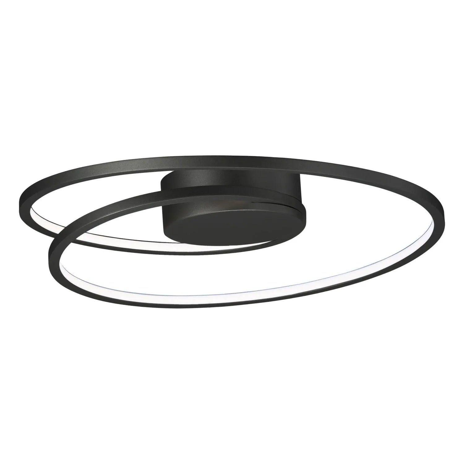 ET2 Lighting - Cycle LED Flush Mount - E21320-BK - Canada Light Shop