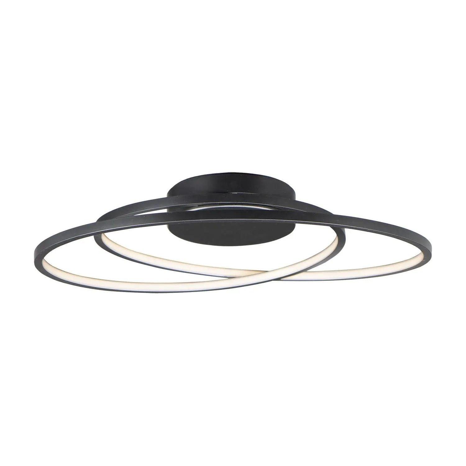 ET2 Lighting - Cycle LED Flush Mount - E21322-BK - Canada Light Shop