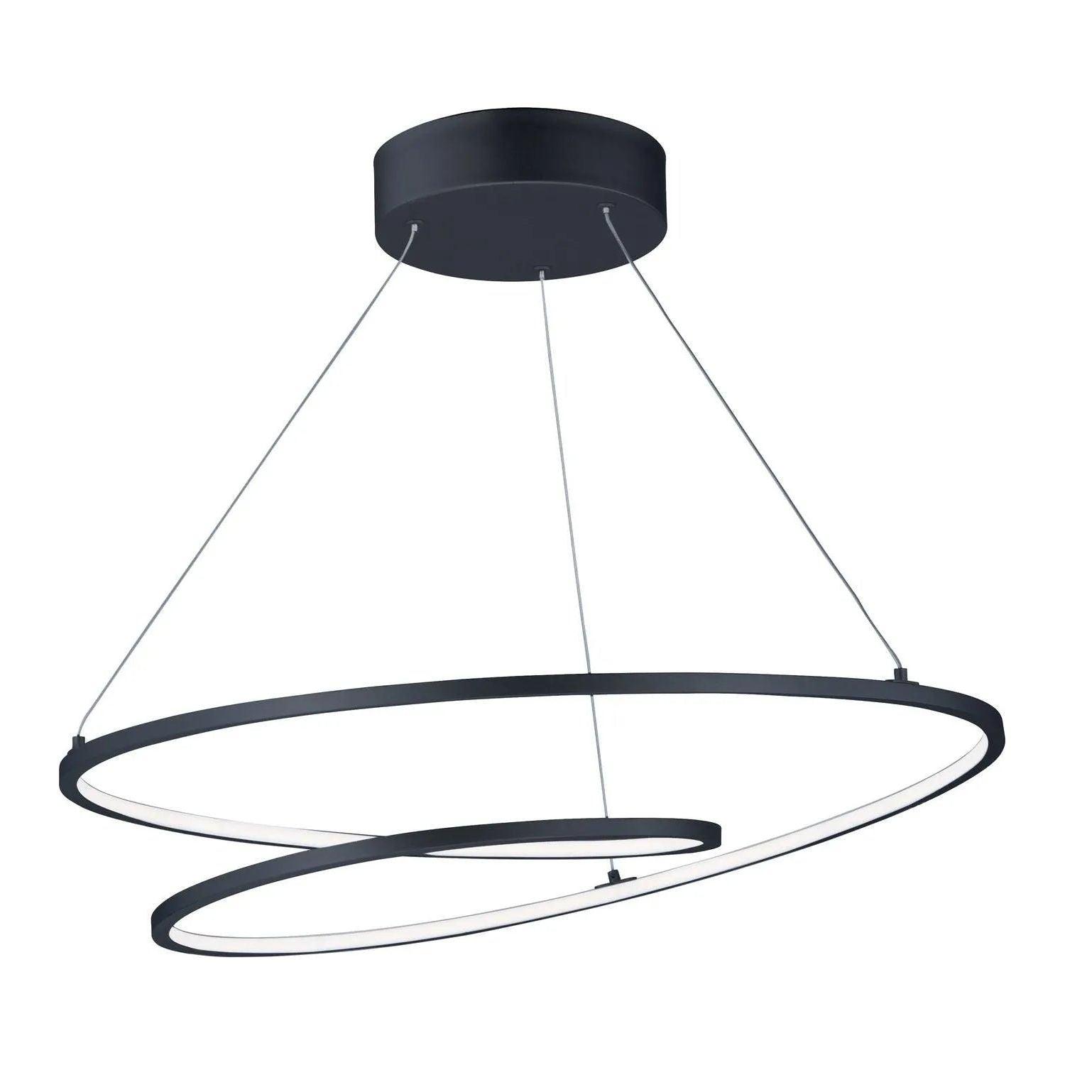 ET2 Lighting - Cycle LED Pendant - E21325-BK - Canada Light Shop