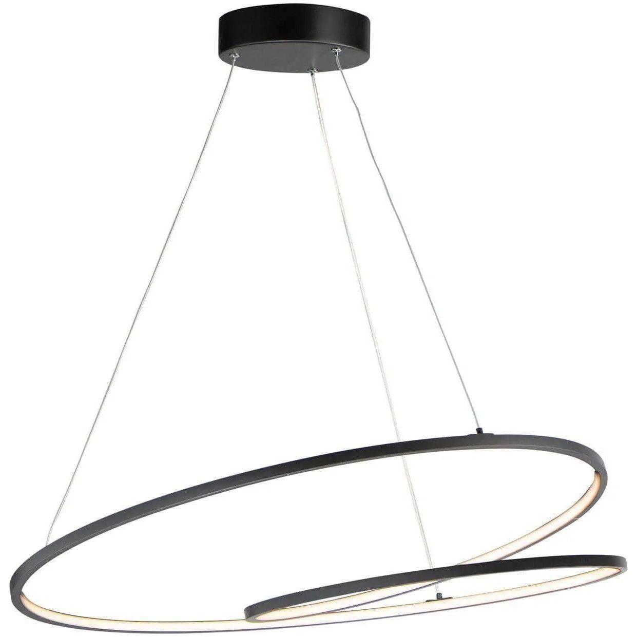 ET2 Lighting - Cycle LED Pendant - E21325-BK - Canada Light Shop