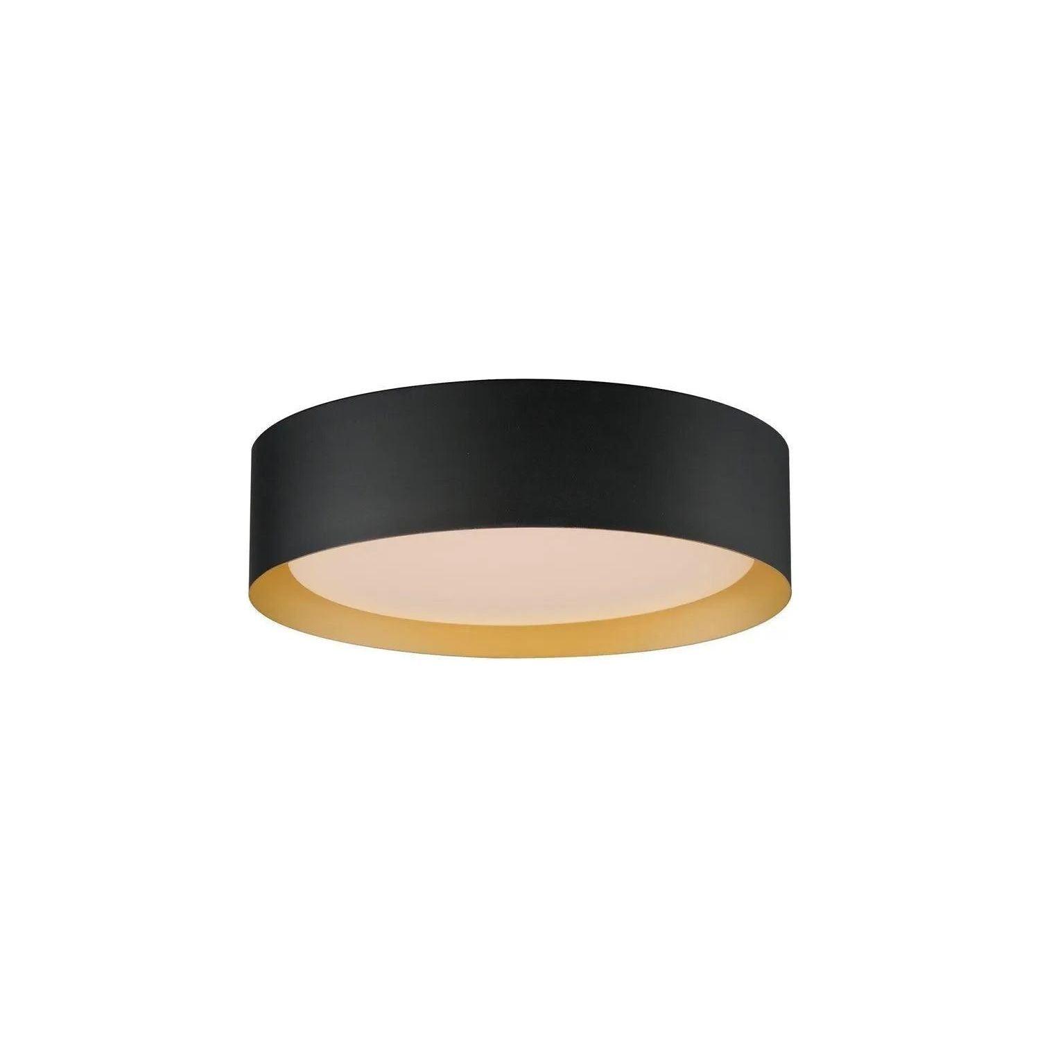ET2 Lighting - Echo LED Flush Mount - E51012-BKGLD - Canada Light Shop