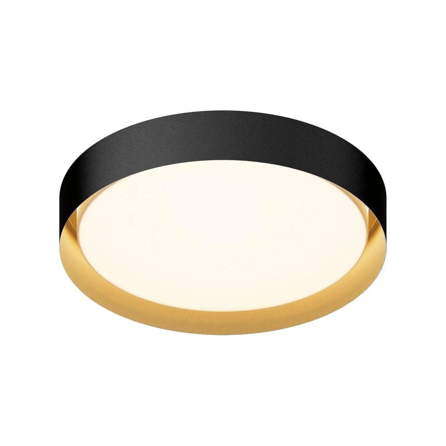 ET2 Lighting - Echo LED Flush Mount - E51014-BKGLD - Canada Light Shop