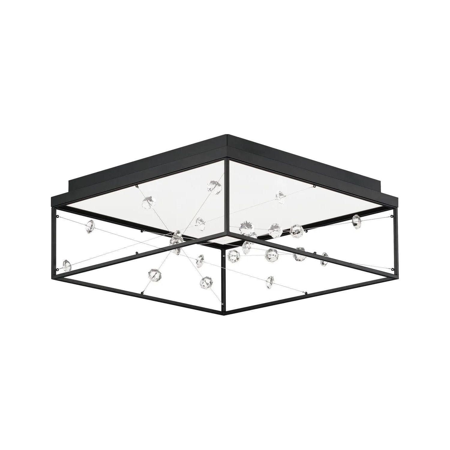 ET2 Lighting - Entanglement LED Flush Mount - E21250-20BK - Canada Light Shop