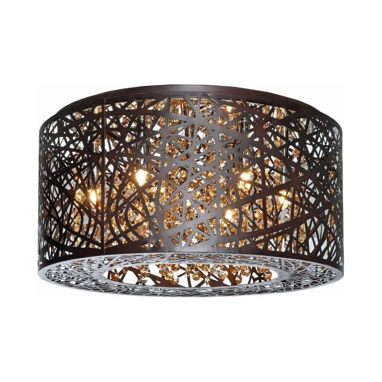 ET2 Lighting - Inca LED Flush Mount - E21300-10BZ/BUL - Canada Light Shop