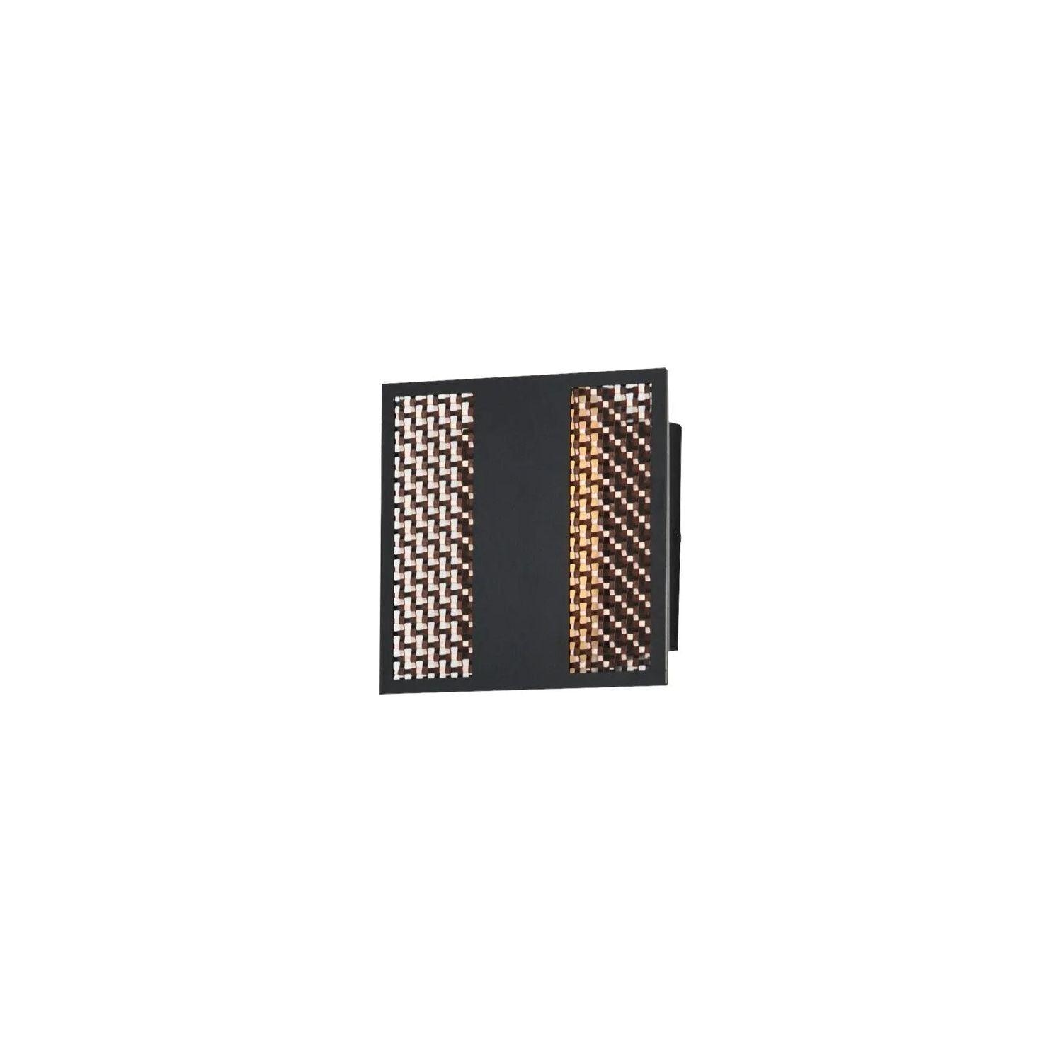 ET2 Lighting - Interlace LED Outdoor Wall Sconce - E30290-ACPBK - Canada Light Shop