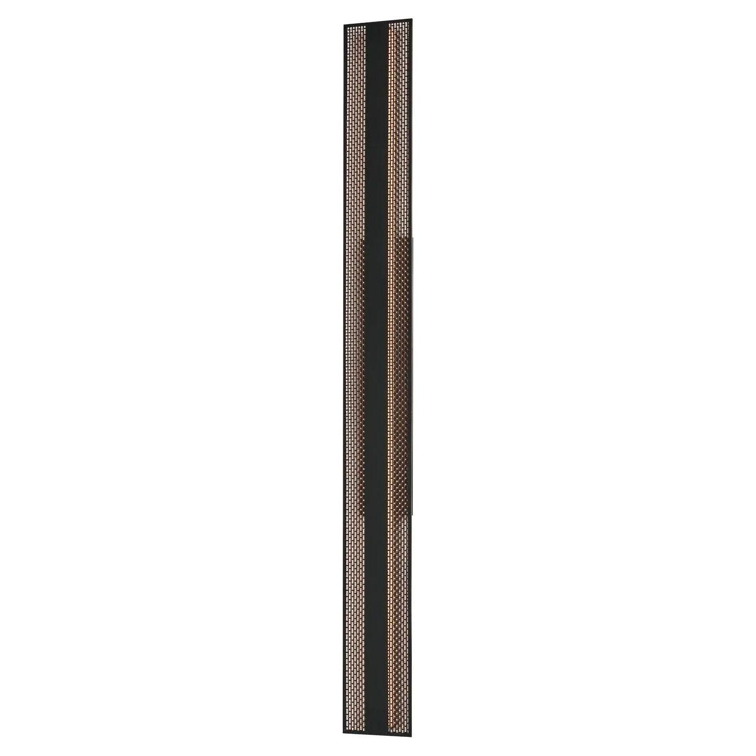ET2 Lighting - Interlace LED Outdoor Wall Sconce - E30294-ACPBK - Canada Light Shop