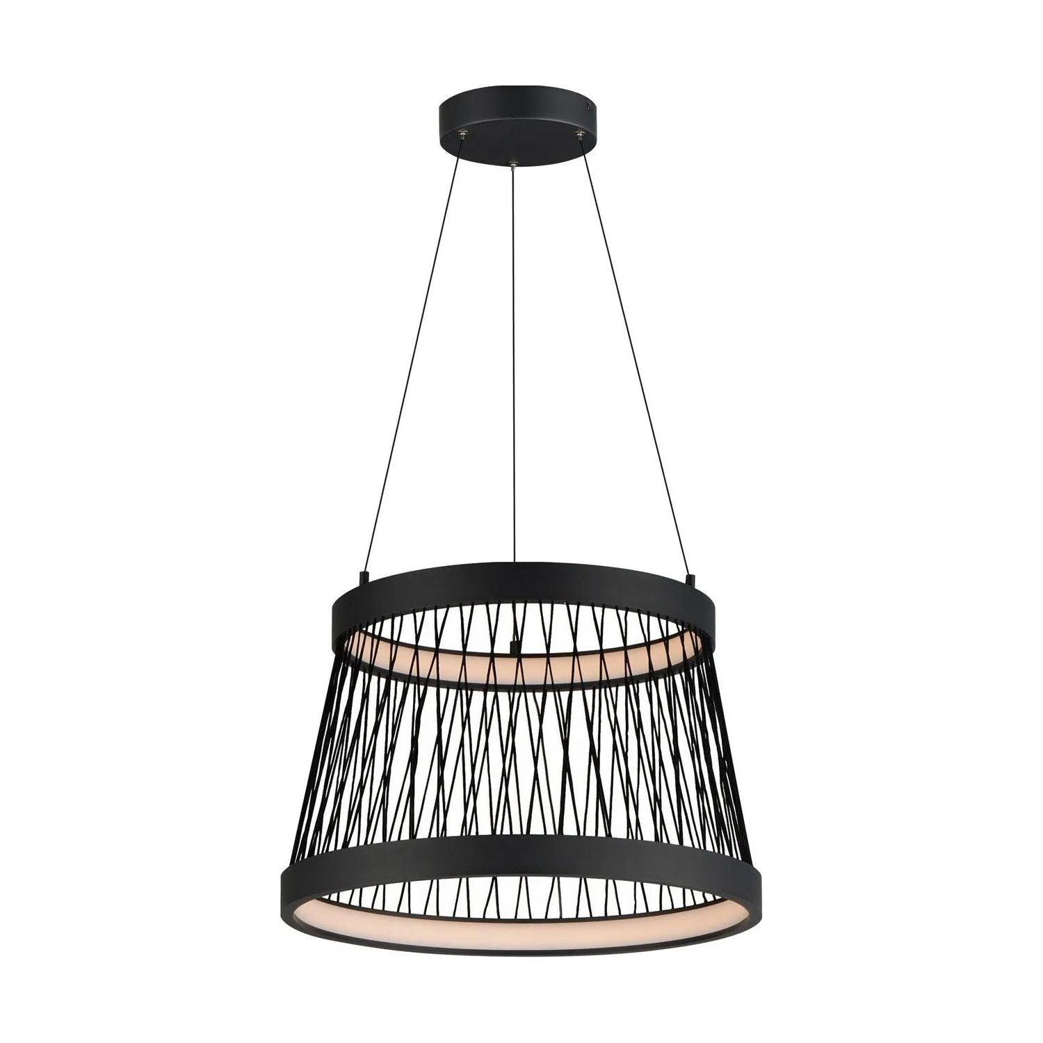 ET2 Lighting - Loom LED Pendant - E20982-BK - Canada Light Shop