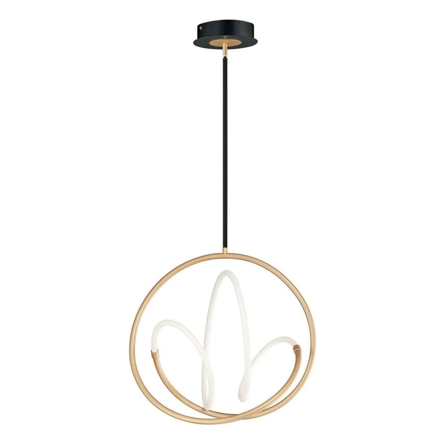ET2 Lighting - Mobius LED Pendant - E25094-01BKGLD - Canada Light Shop