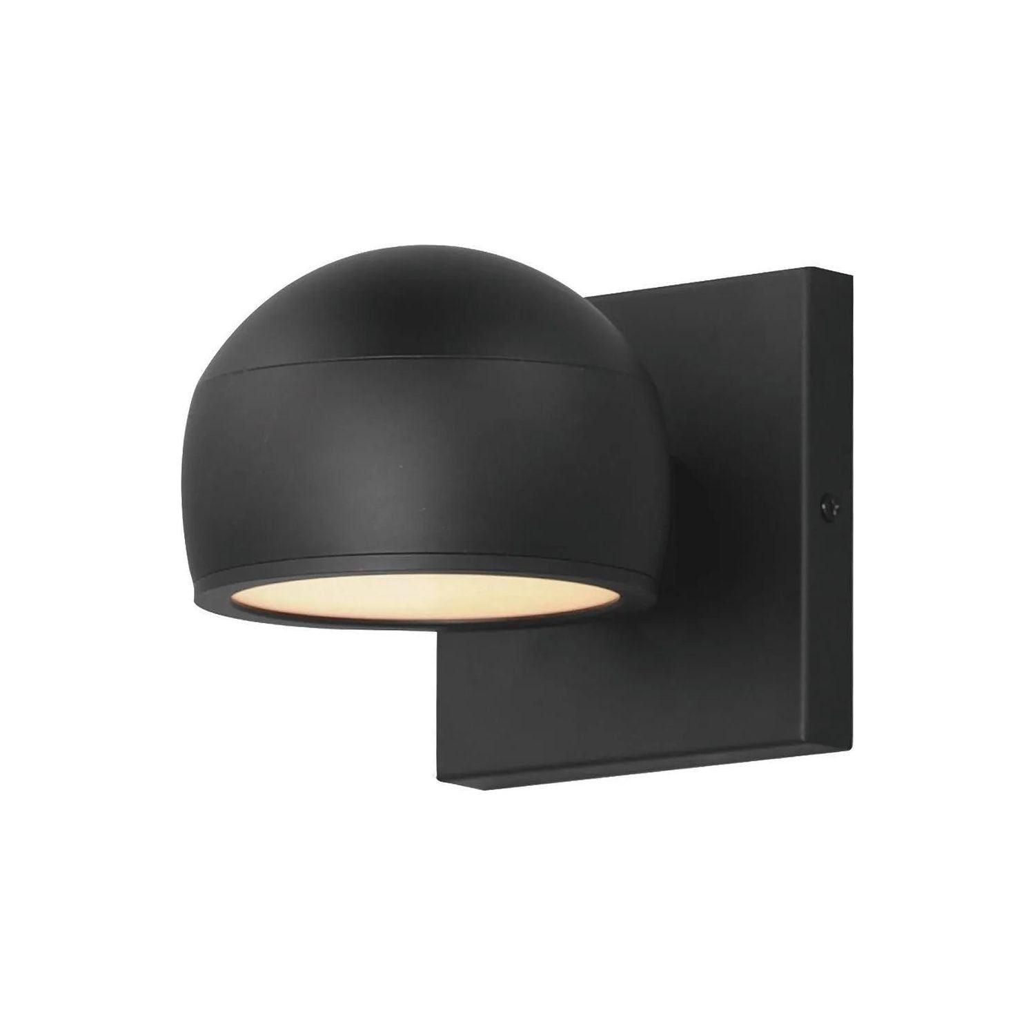 ET2 Lighting - Modular Dome LED Outdoor Wall Sconce - E30164-BK - Canada Light Shop