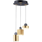 ET2 Lighting - Nob LED Multi Pendant - E20863-75BKGLD - Canada Light Shop