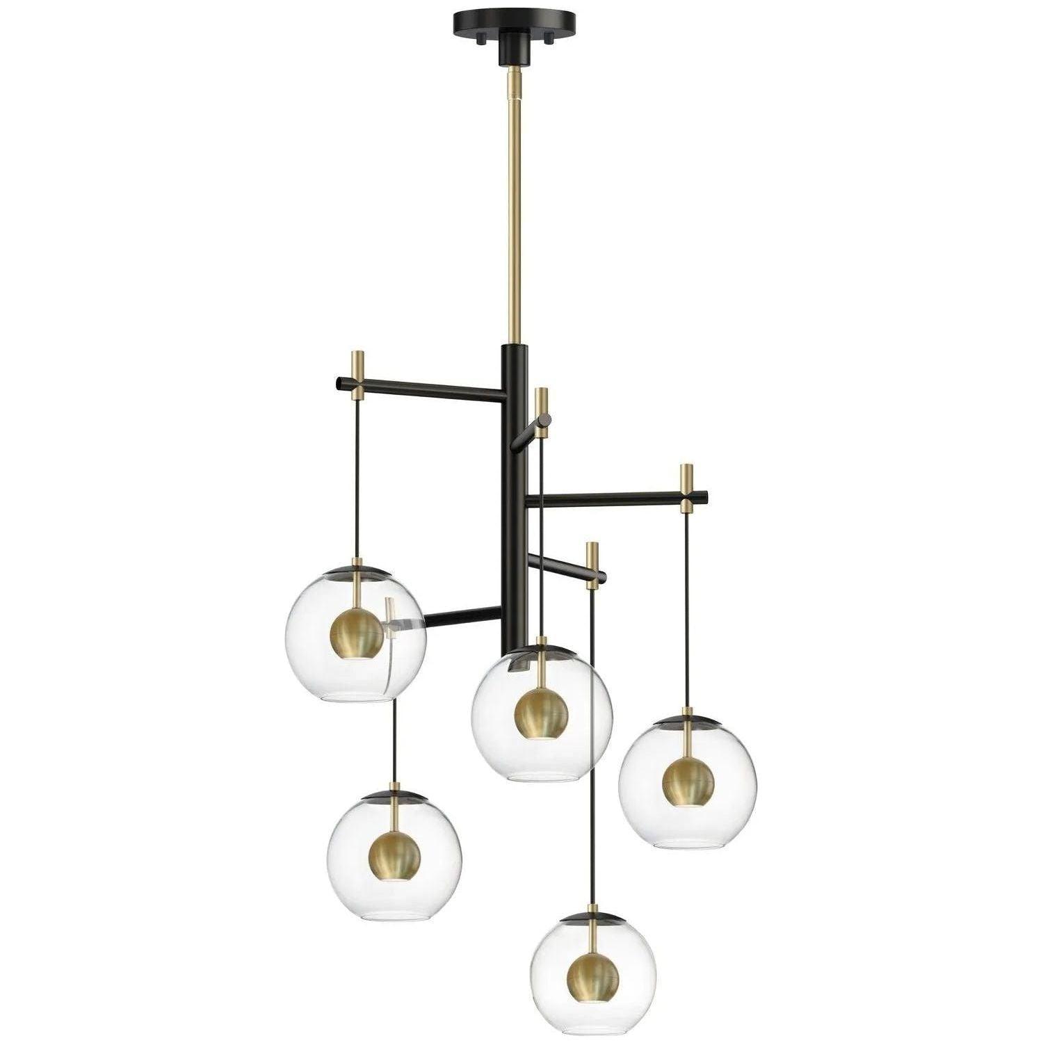 ET2 Lighting - Nucleus LED Chandelier - E25158-BKNAB - Canada Light Shop