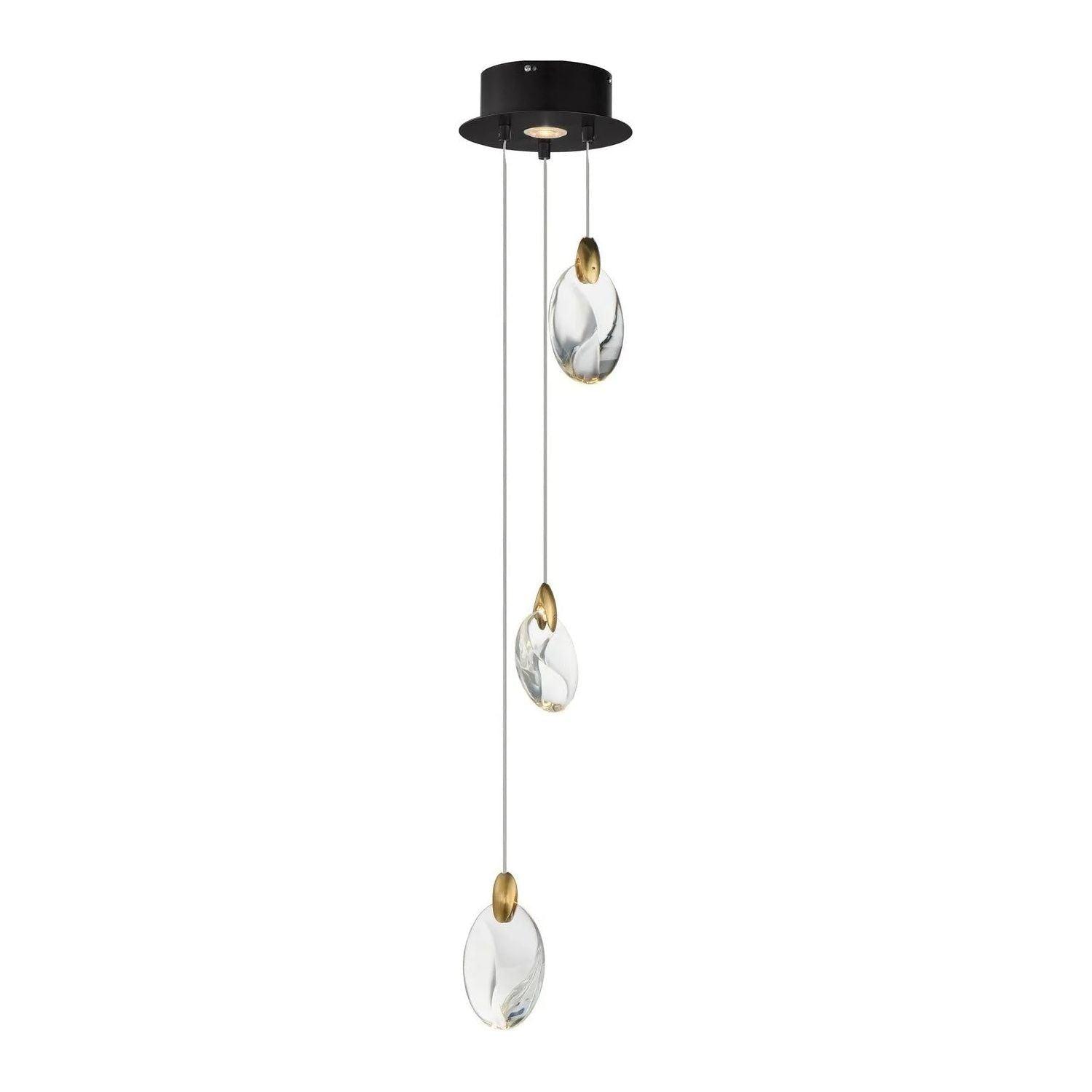 ET2 Lighting - Pebble LED Pendant - E11073-122BKPG - Canada Light Shop