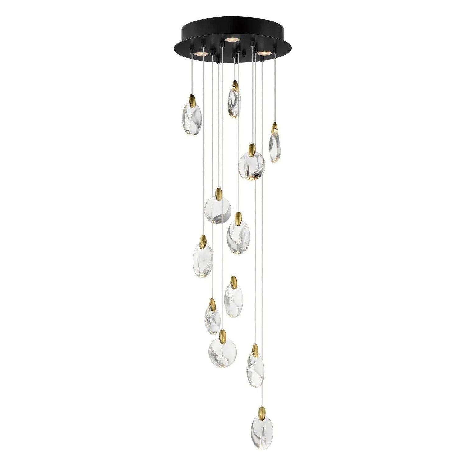 ET2 Lighting - Pebble LED Pendant - E11078-122BKPG - Canada Light Shop