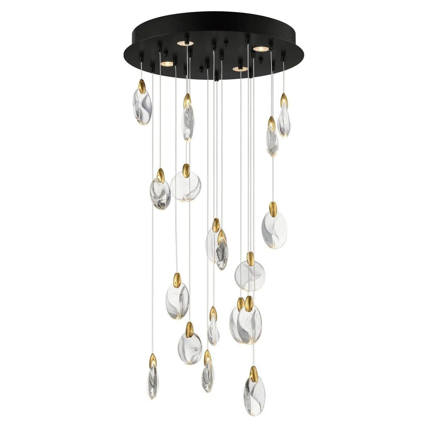ET2 Lighting - Pebble LED Pendant - E11079-122BKPG - Canada Light Shop