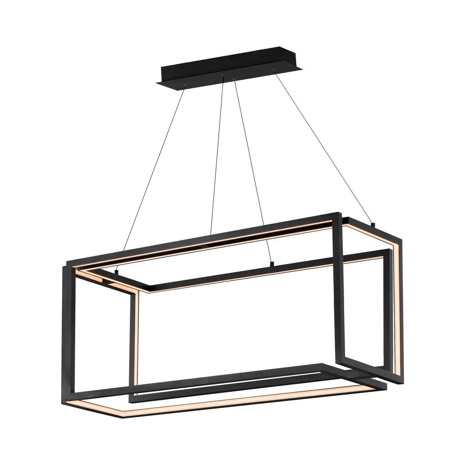 ET2 Lighting - Penrose LED Linear Pendant - E21266-BK - Canada Light Shop