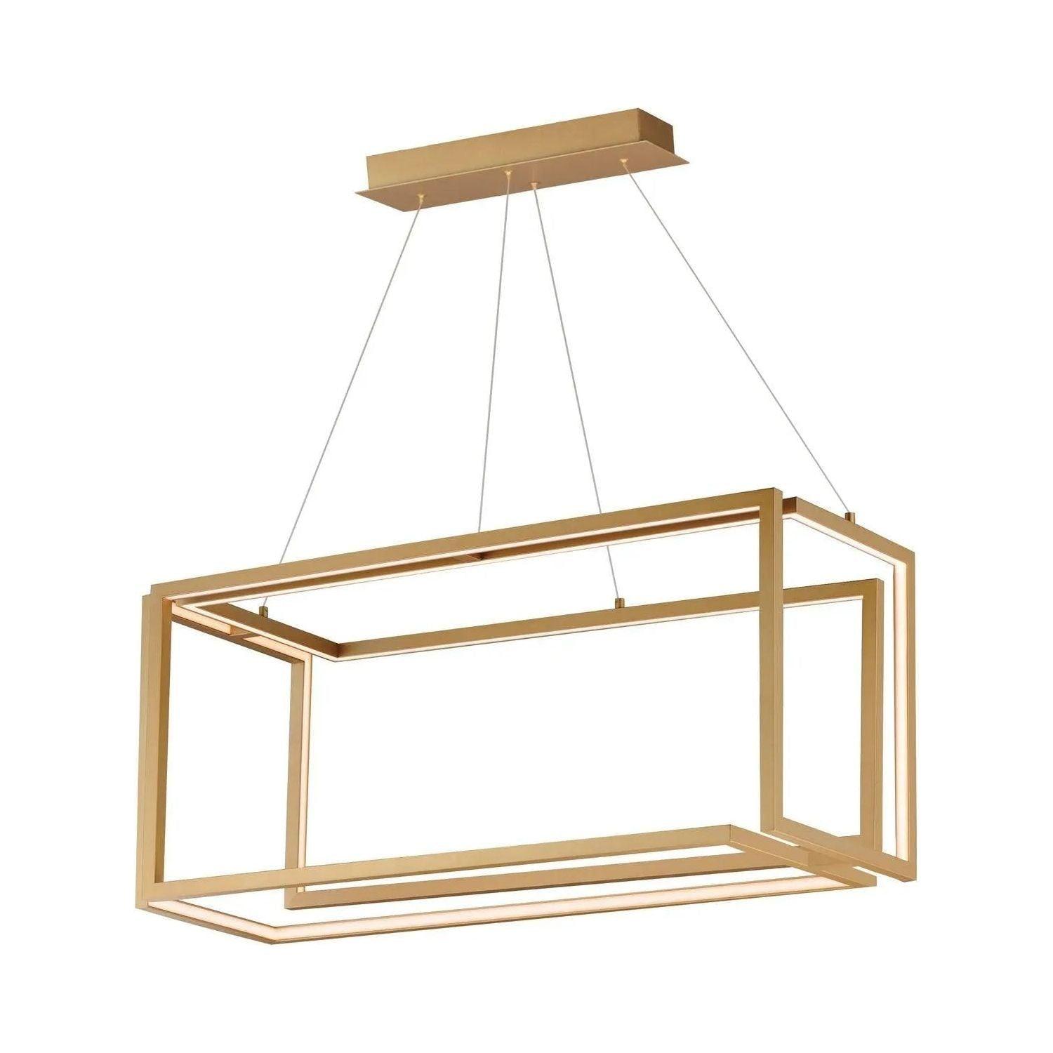 ET2 Lighting - Penrose LED Linear Pendant - E21266-GLD - Canada Light Shop