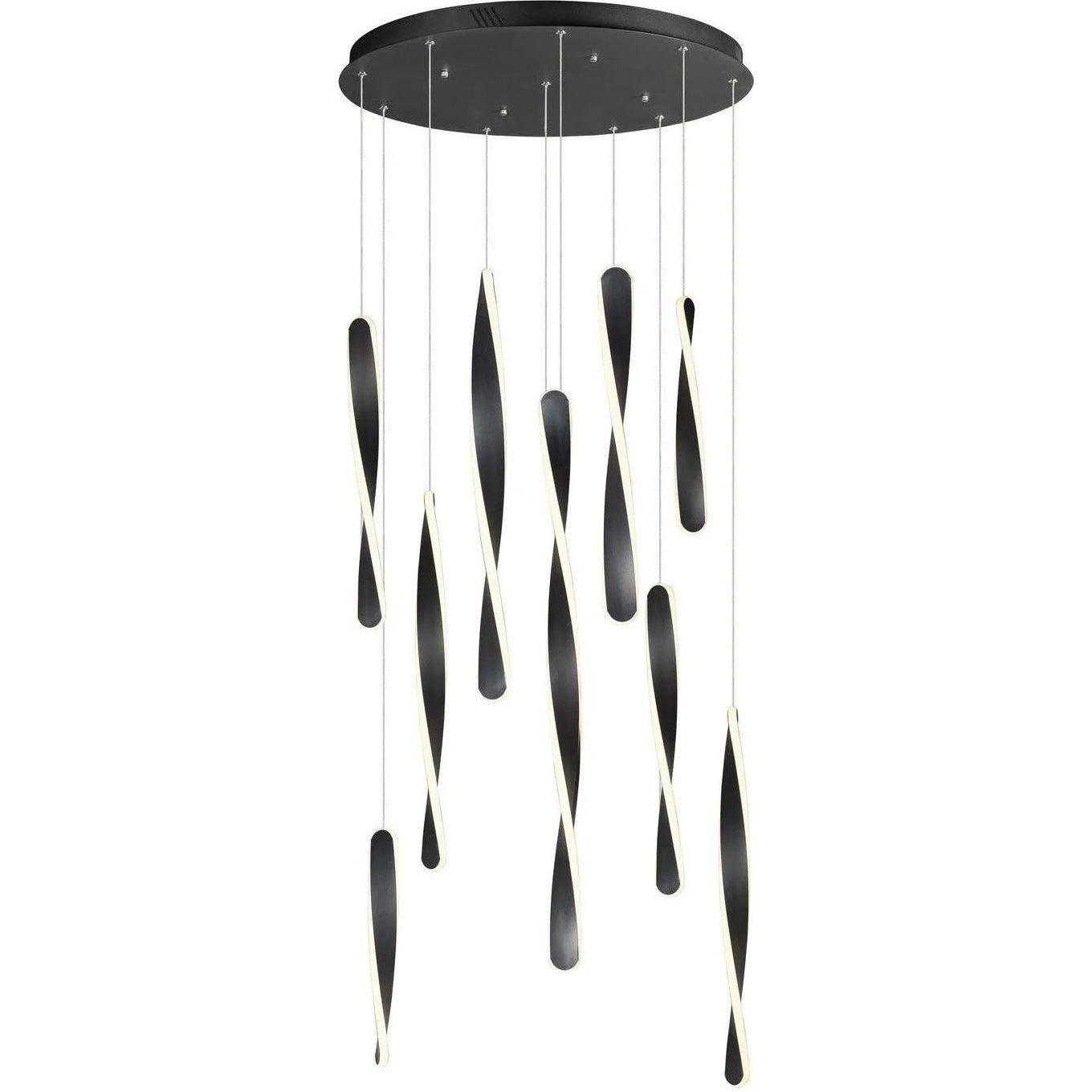 ET2 Lighting - Pirouette LED Pendant - E24156-BK - Canada Light Shop