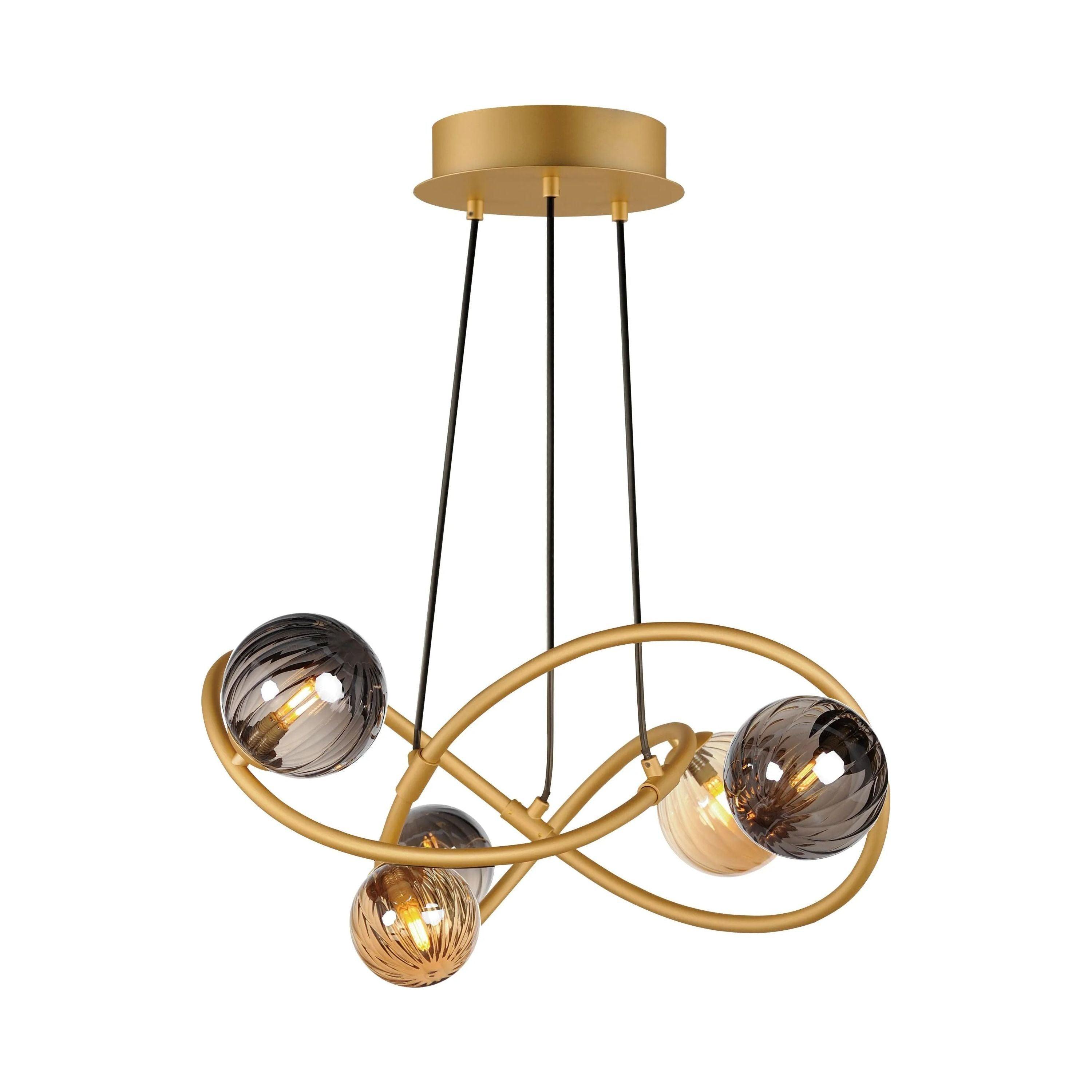 ET2 Lighting - Planetary LED Chandelier - E24185-148GLD - Canada Light Shop