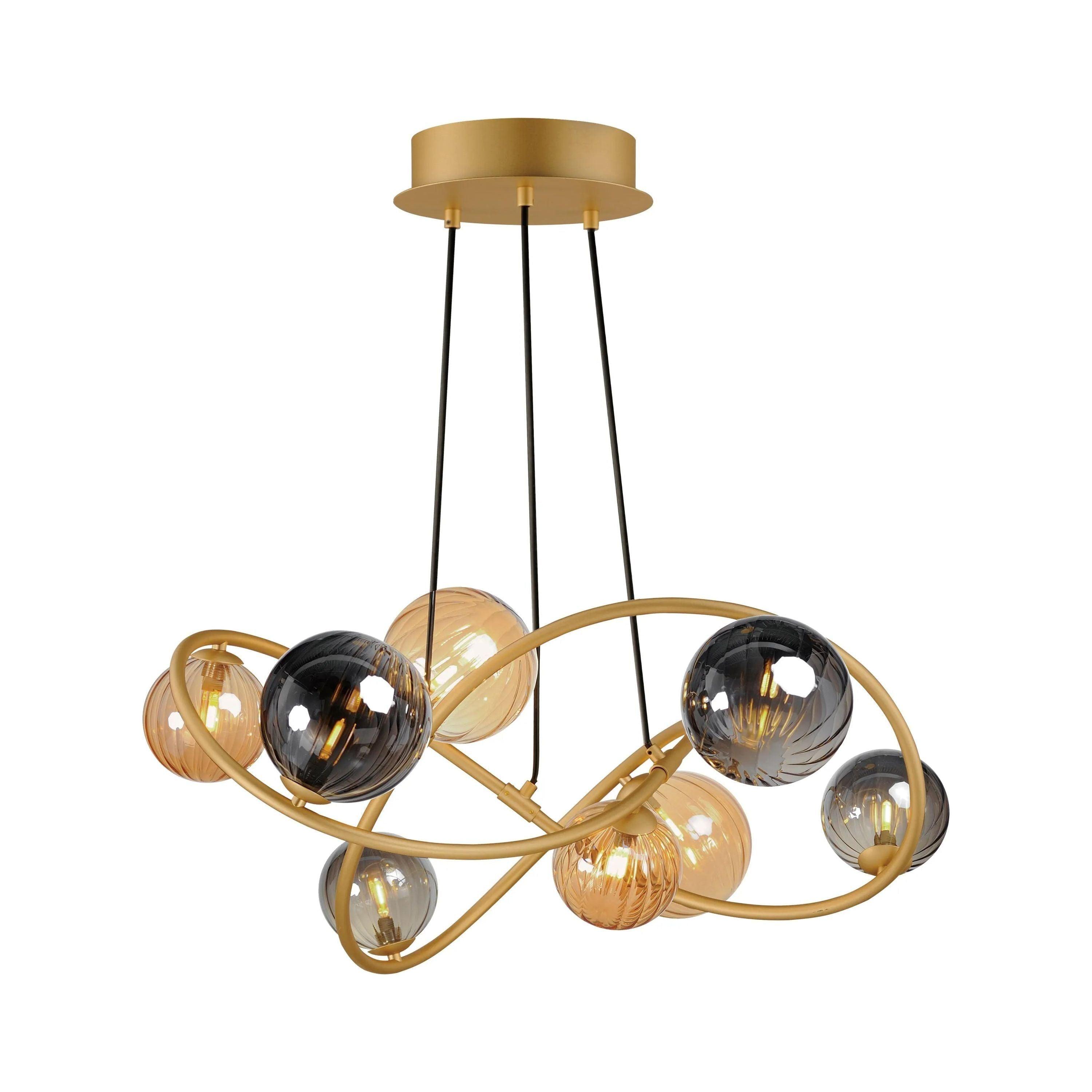 ET2 Lighting - Planetary LED Chandelier - E24188-148GLD - Canada Light Shop