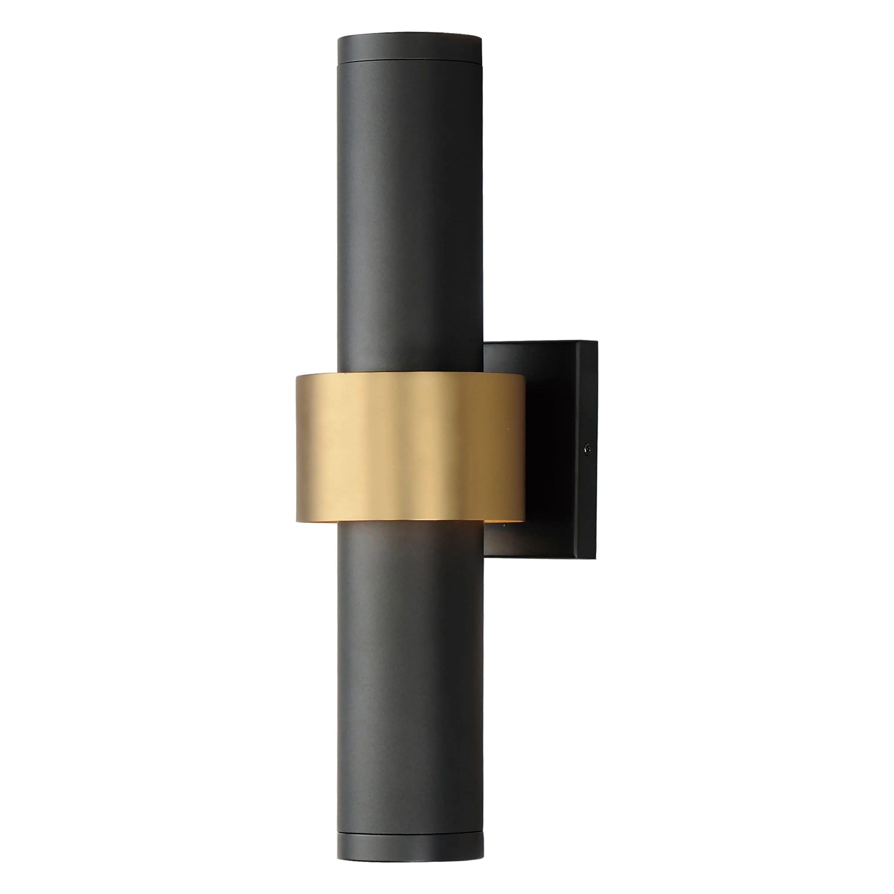 ET2 Lighting - Reveal Outdoor LED Outdoor Wall Sconce - E34756-BKGLD - Canada Light Shop