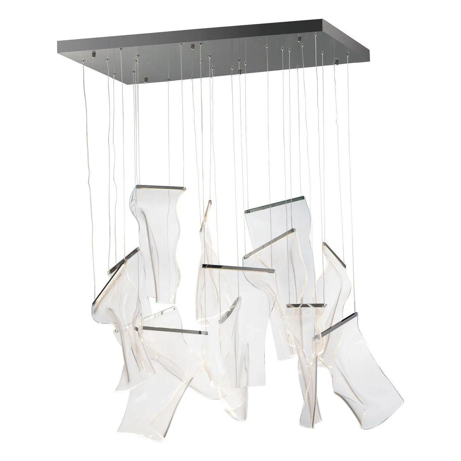 ET2 Lighting - Rinkle LED Linear Pendant - E24878-133BGM - Canada Light Shop