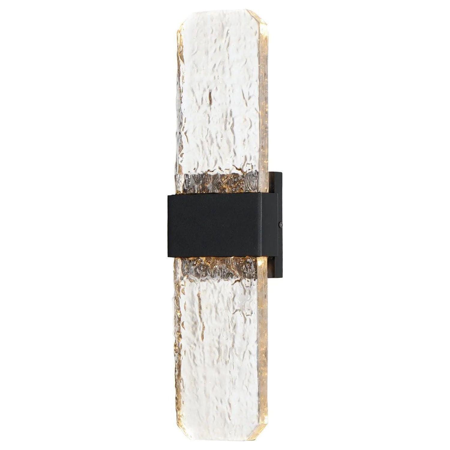 ET2 Lighting - Rune LED Outdoor Wall Sconce - E30136-24BK - Canada Light Shop