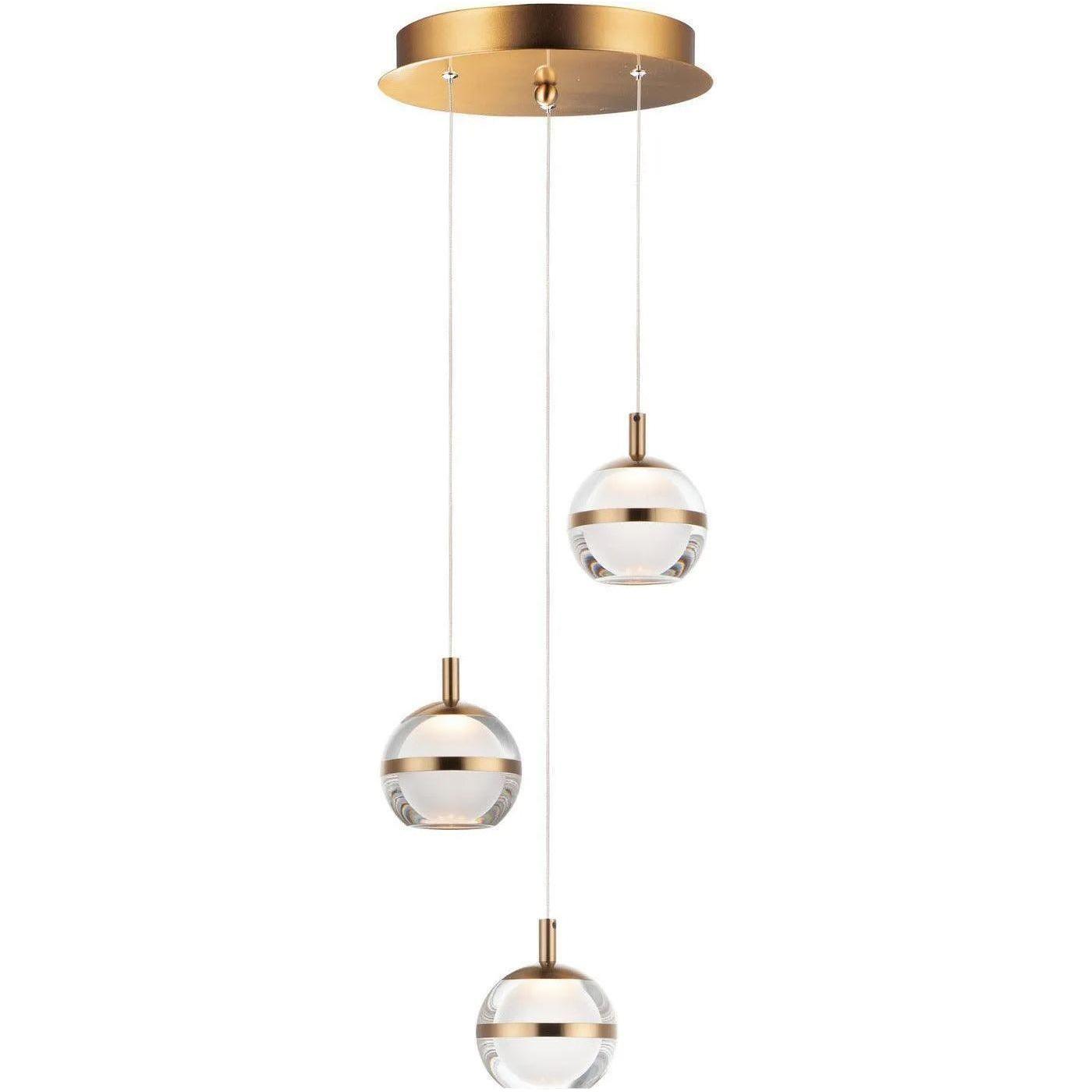 ET2 Lighting - Swank LED Multi Pendant - E24593-93NAB - Canada Light Shop