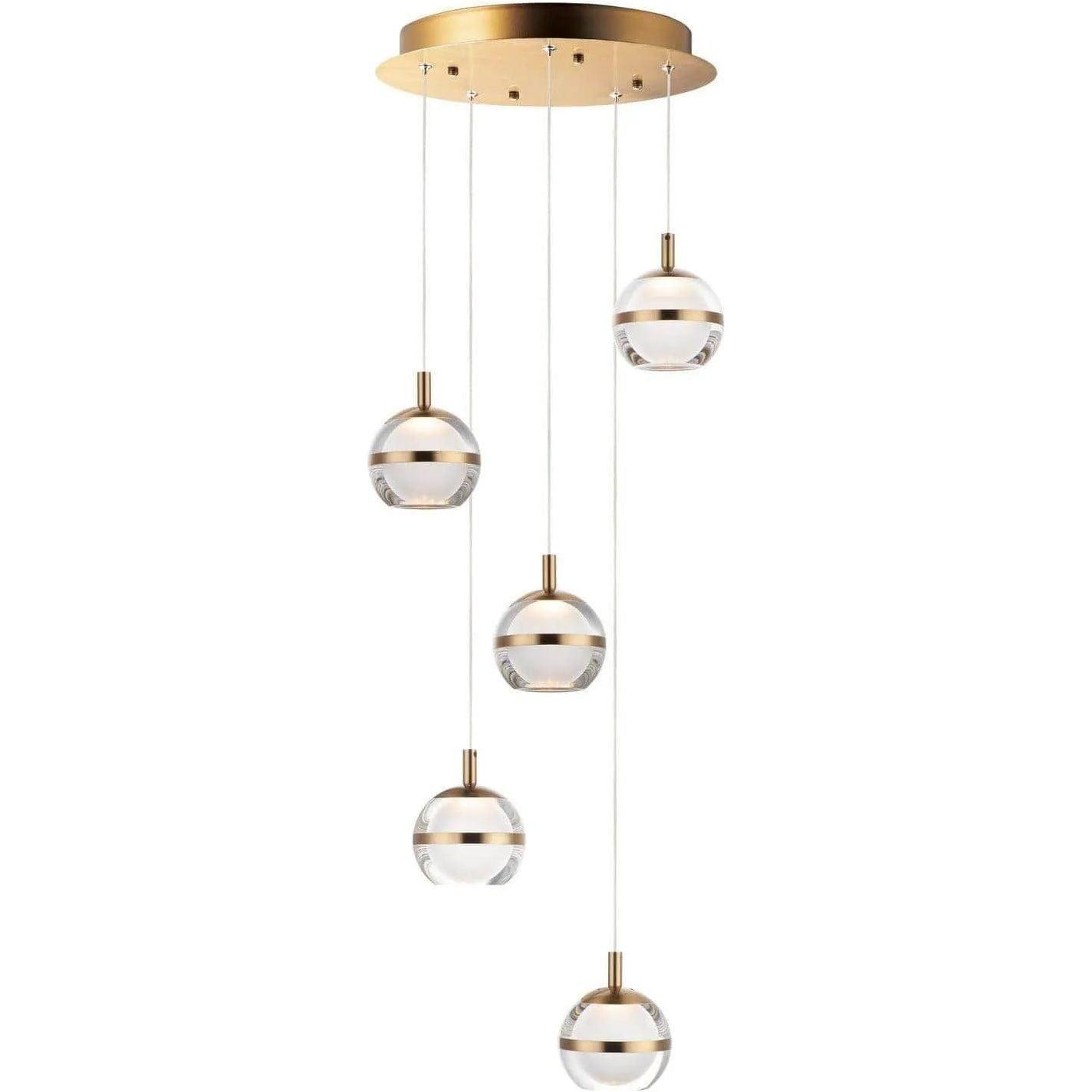 ET2 Lighting - Swank LED Multi Pendant - E24595-93NAB - Canada Light Shop