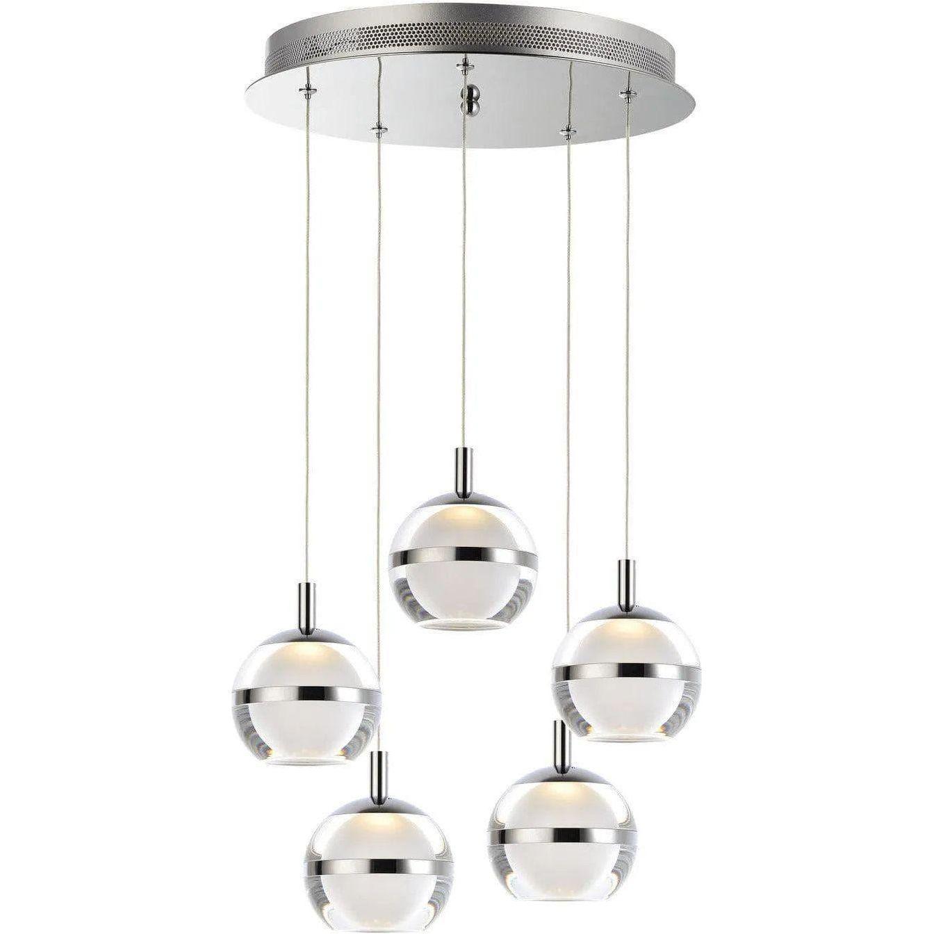 ET2 Lighting - Swank LED Multi Pendant - E24595-93PC - Canada Light Shop