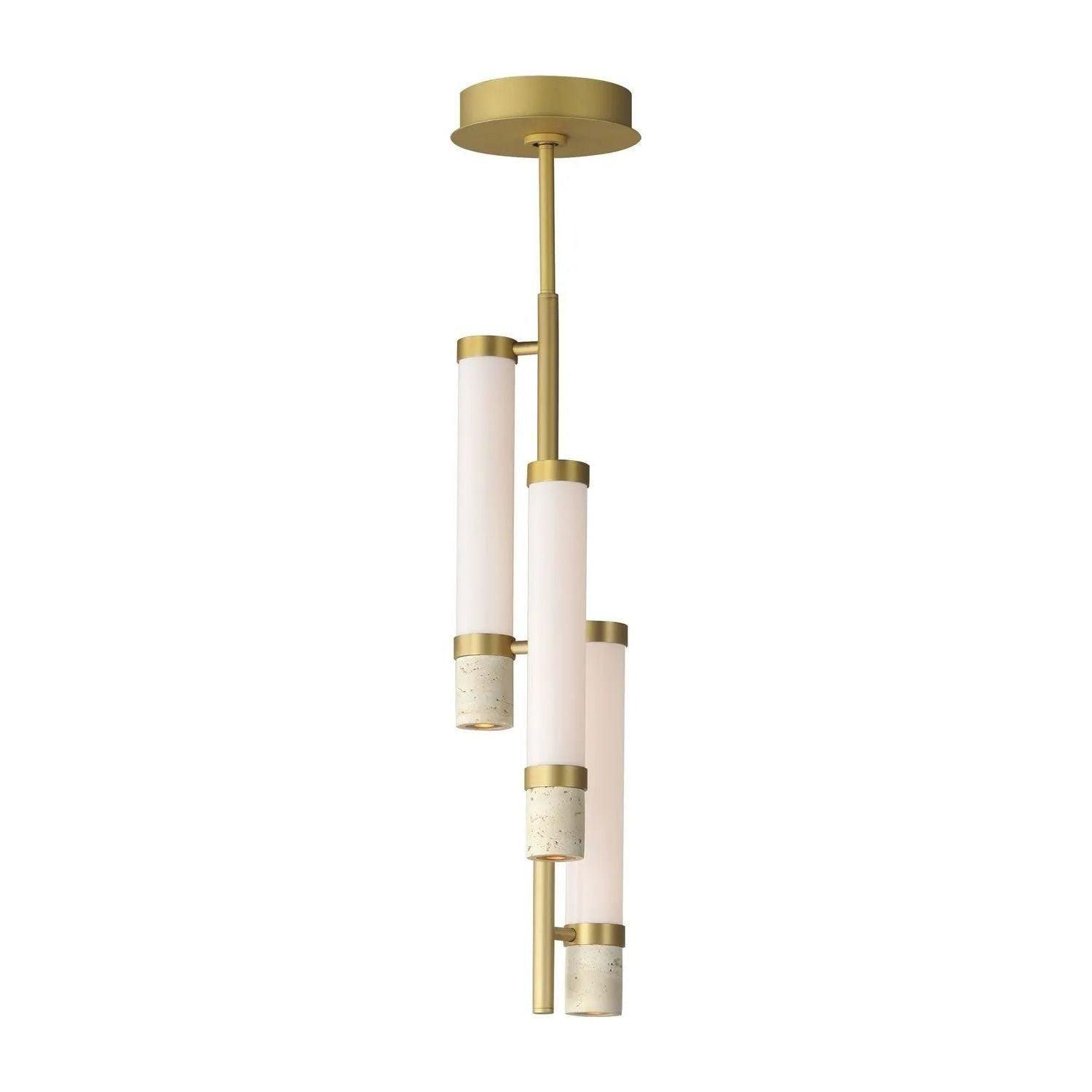ET2 Lighting - Travertine LED Pendant - E11053-01TVGLD - Canada Light Shop