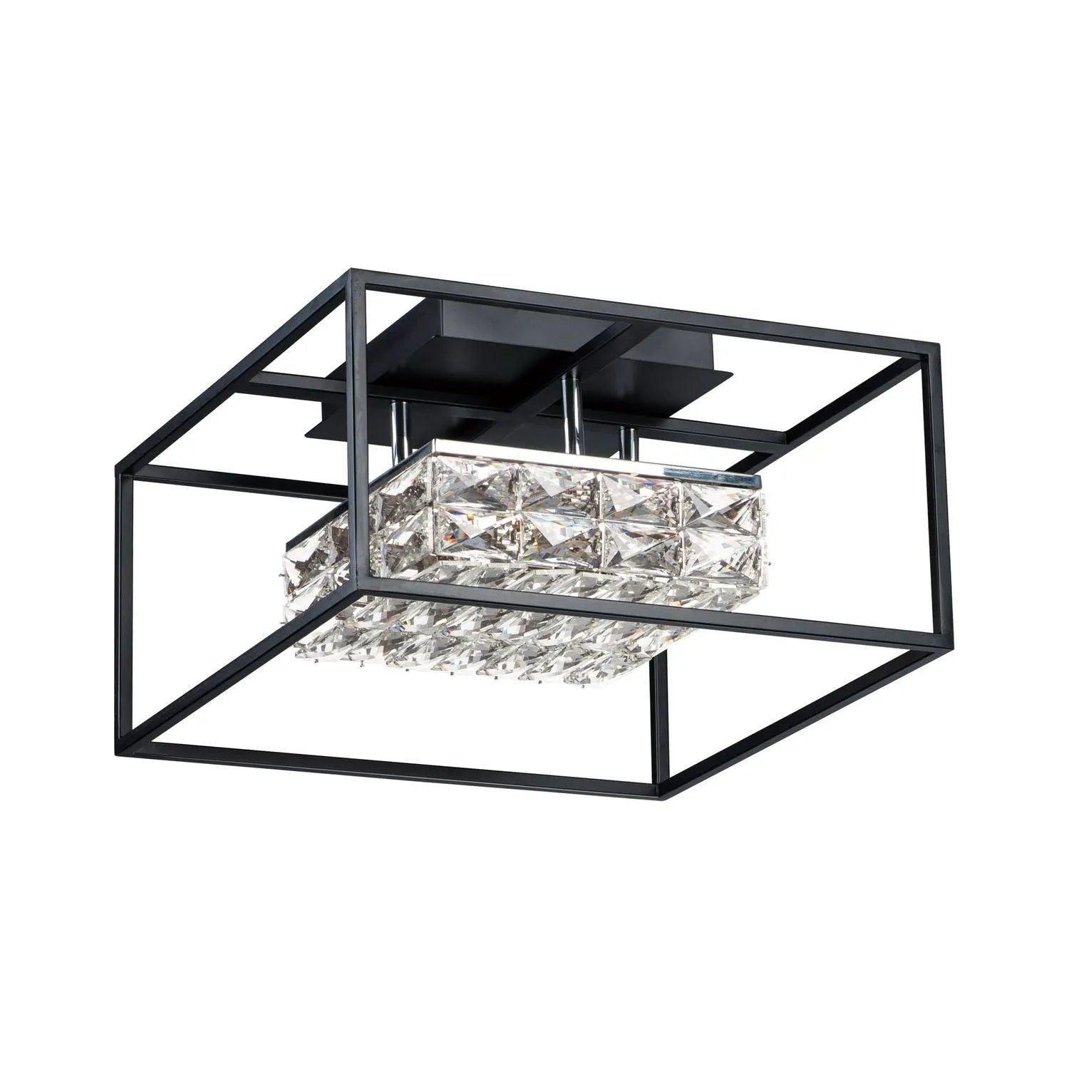 ET2 Lighting - Zephyr LED Flush Mount - E23300-20BK - Canada Light Shop