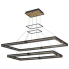 Eurofase - Admiral 2-Tier LED Rectangular Chandelier - 37061-012 - Canada Light Shop