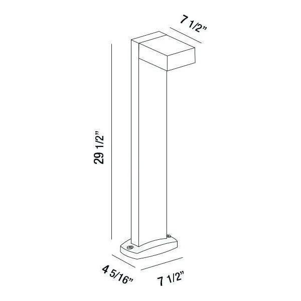 Eurofase - Fosfora LED Bollard - 31909-027 - Canada Light Shop