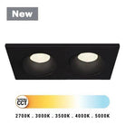 Eurofase - Midway Rectangular Double Regressed Gimbal - 45381-027 - Canada Light Shop