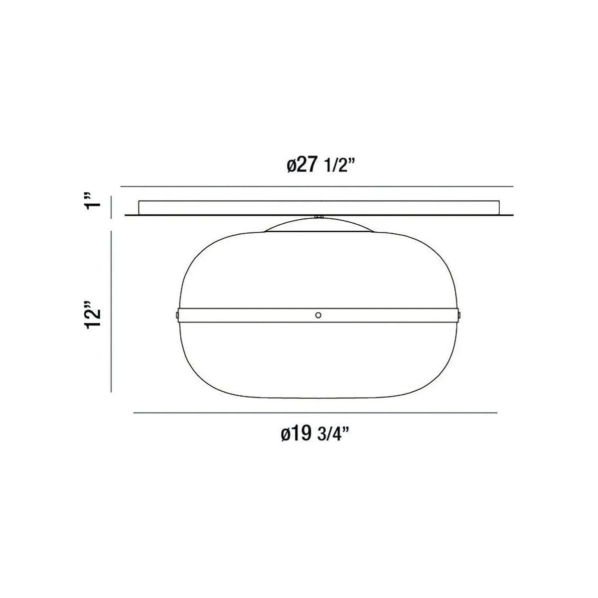 Eurofase - Nottingham Flushmount - 37086-015 - Canada Light Shop