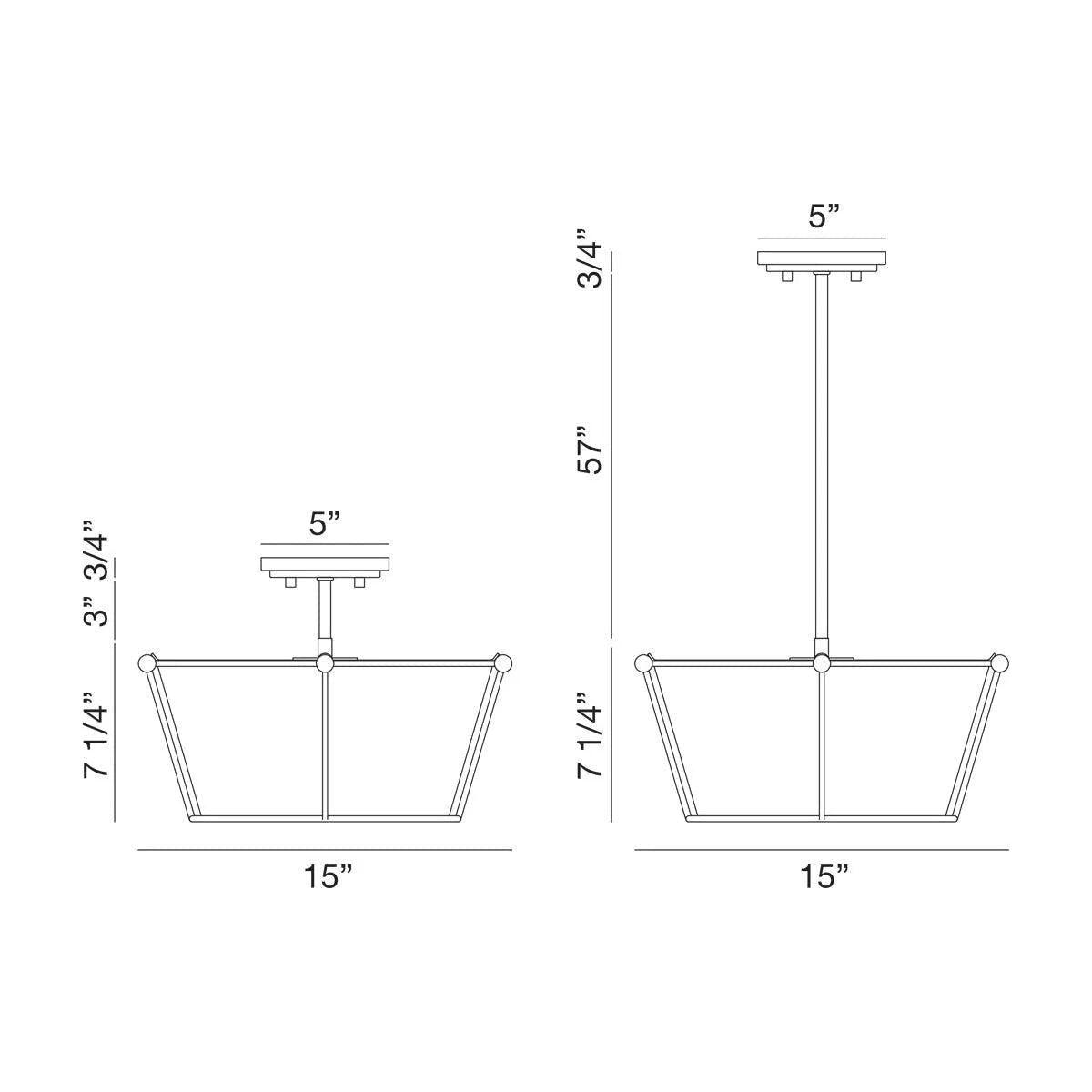 Eurofase - Pulito Pendant / Semi-Flush Mount - 39044-024 - Canada Light Shop