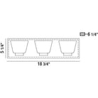 Eurofase - Trent LED Bathbar - 31801-010 - Canada Light Shop