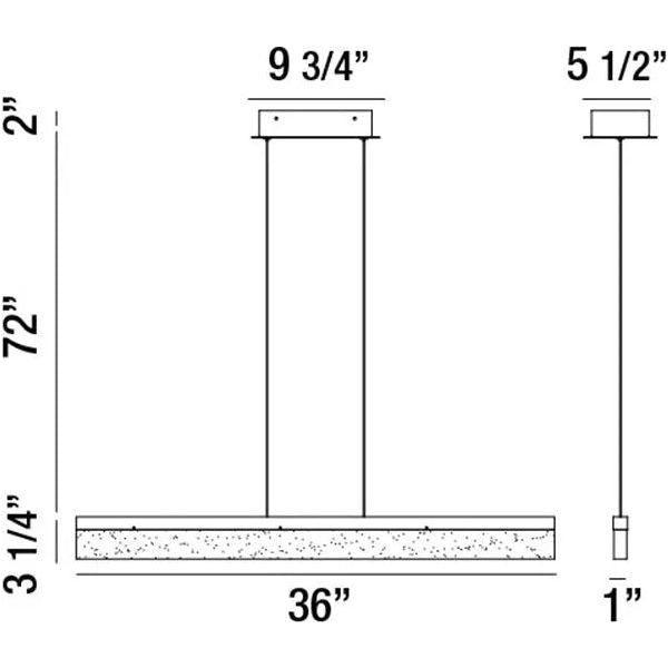 Eurofase - Tunnel LED Pendant - 31467-023 - Canada Light Shop