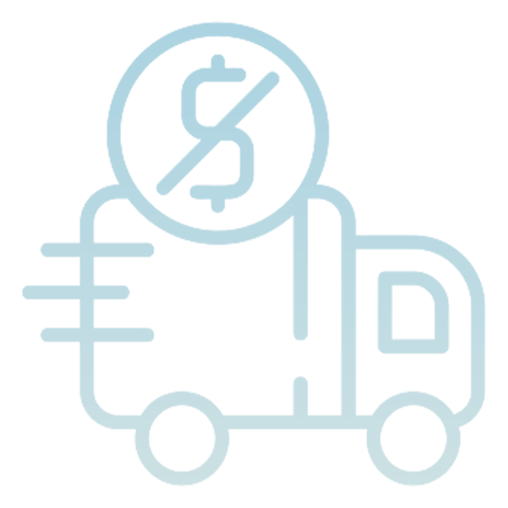 Free delivery truck icon