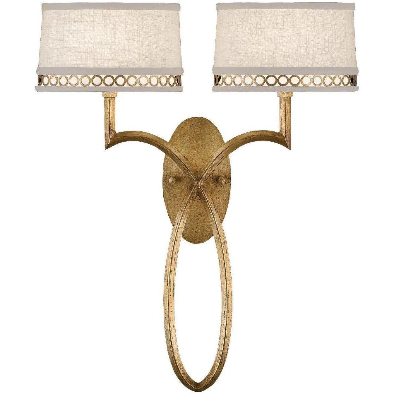 Fine Art Handcrafted Lighting - Allegretto 21-Inch Two Light Wall Sconce - 784750-2ST - Canada Light Shop