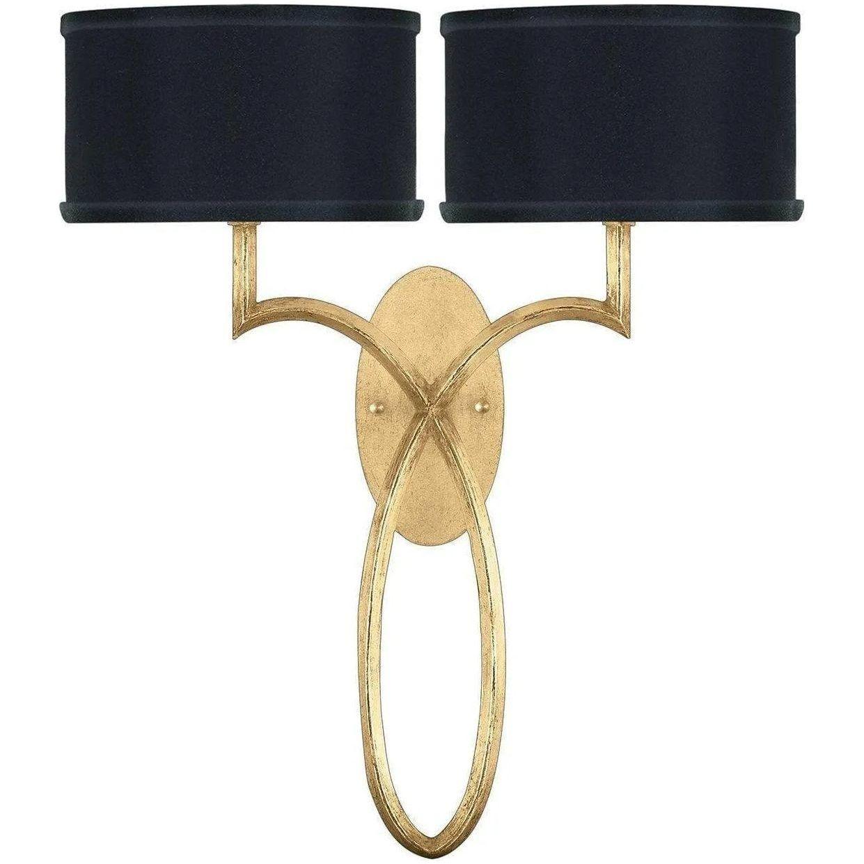 Fine Art Handcrafted Lighting - Allegretto 21-Inch Two Light Wall Sconce - 784750-SF34 - Canada Light Shop