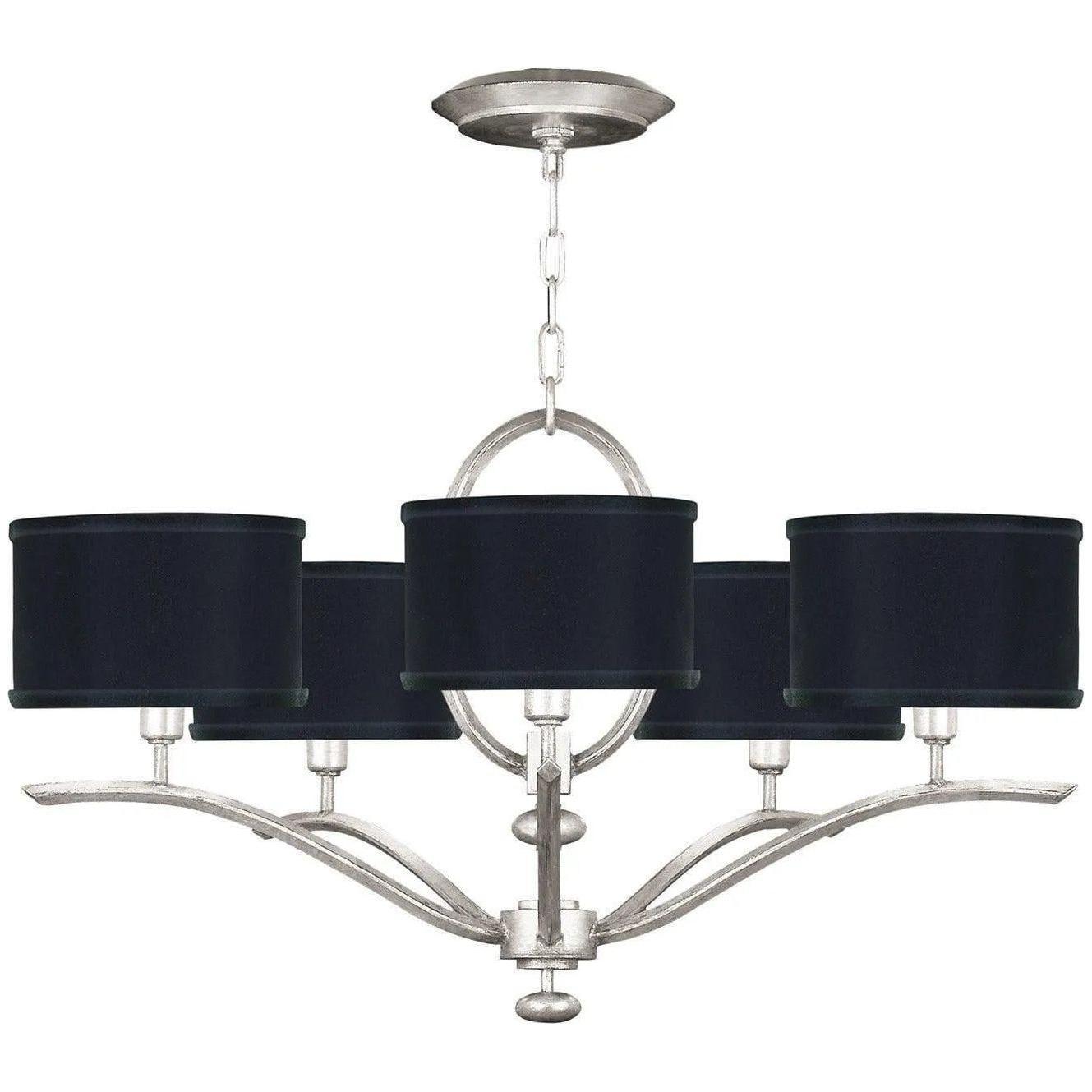 Fine Art Handcrafted Lighting - Allegretto 29-Inch Five Light Chandelier - 785440-SF42 - Canada Light Shop