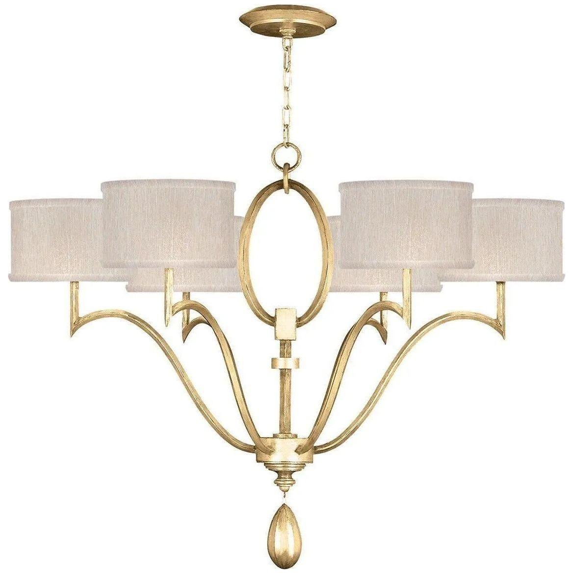 Fine Art Handcrafted Lighting - Allegretto 39-Inch Six Light Chandelier - 785840-SF33 - Canada Light Shop