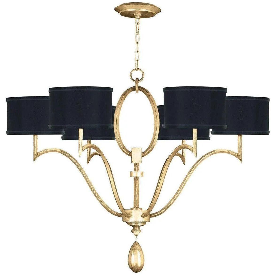 Fine Art Handcrafted Lighting - Allegretto 39-Inch Six Light Chandelier - 785840-SF34 - Canada Light Shop