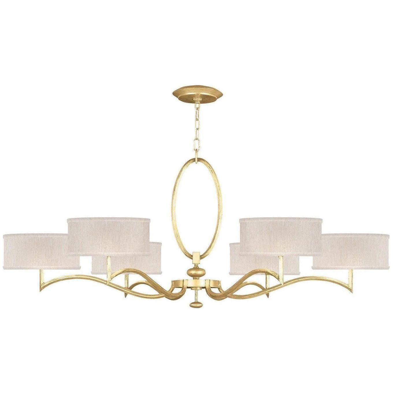Fine Art Handcrafted Lighting - Allegretto 51-Inch Six Light Chandelier - 771740-SF33 - Canada Light Shop