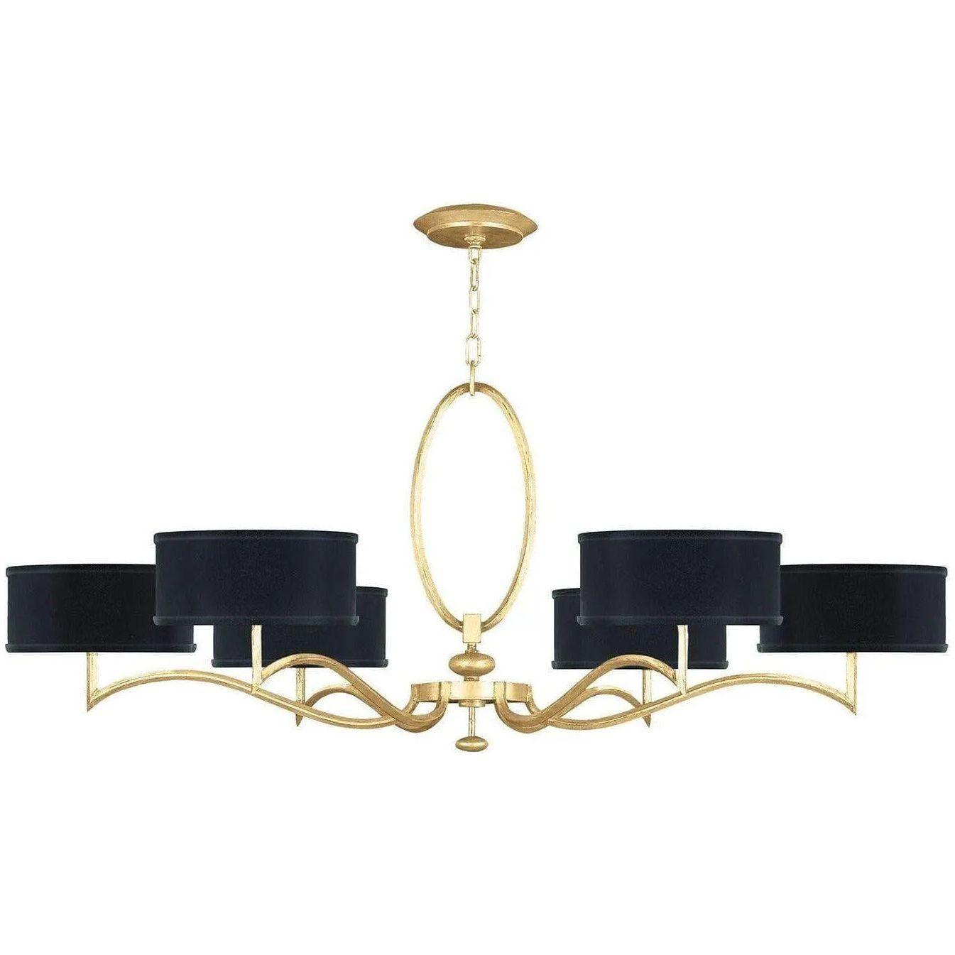 Fine Art Handcrafted Lighting - Allegretto 51-Inch Six Light Chandelier - 771740-SF34 - Canada Light Shop