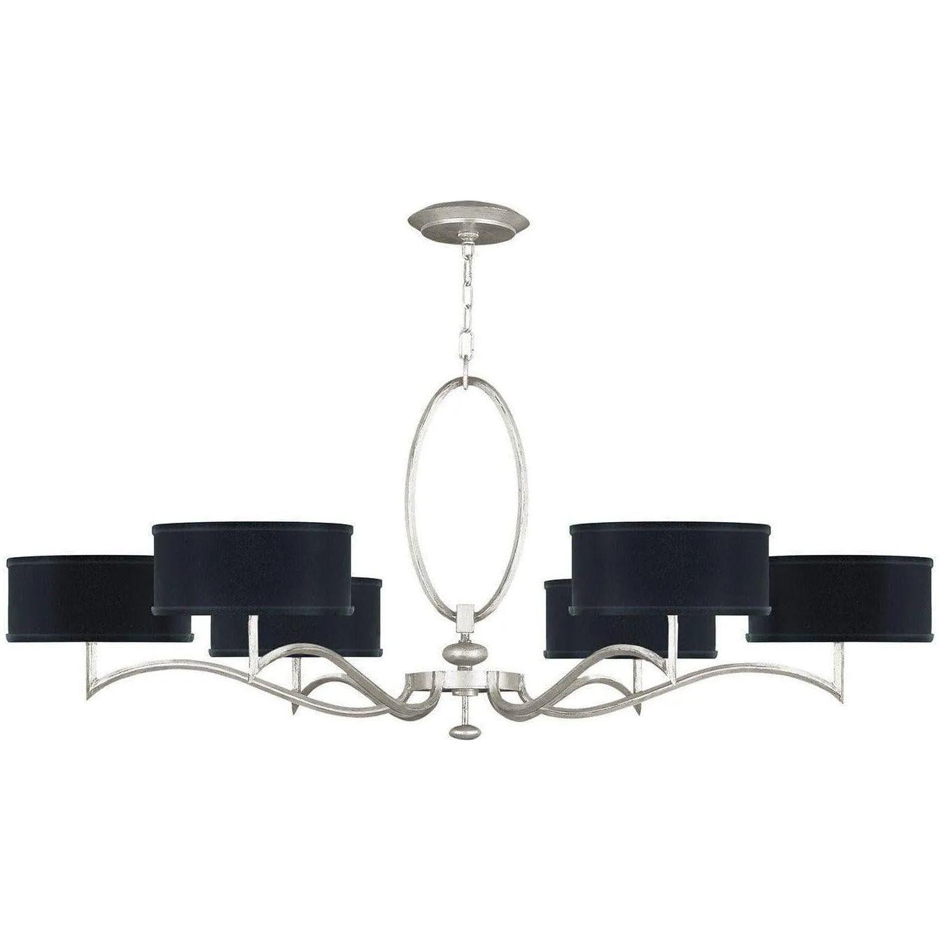 Fine Art Handcrafted Lighting - Allegretto 51-Inch Six Light Chandelier - 771740-SF42 - Canada Light Shop