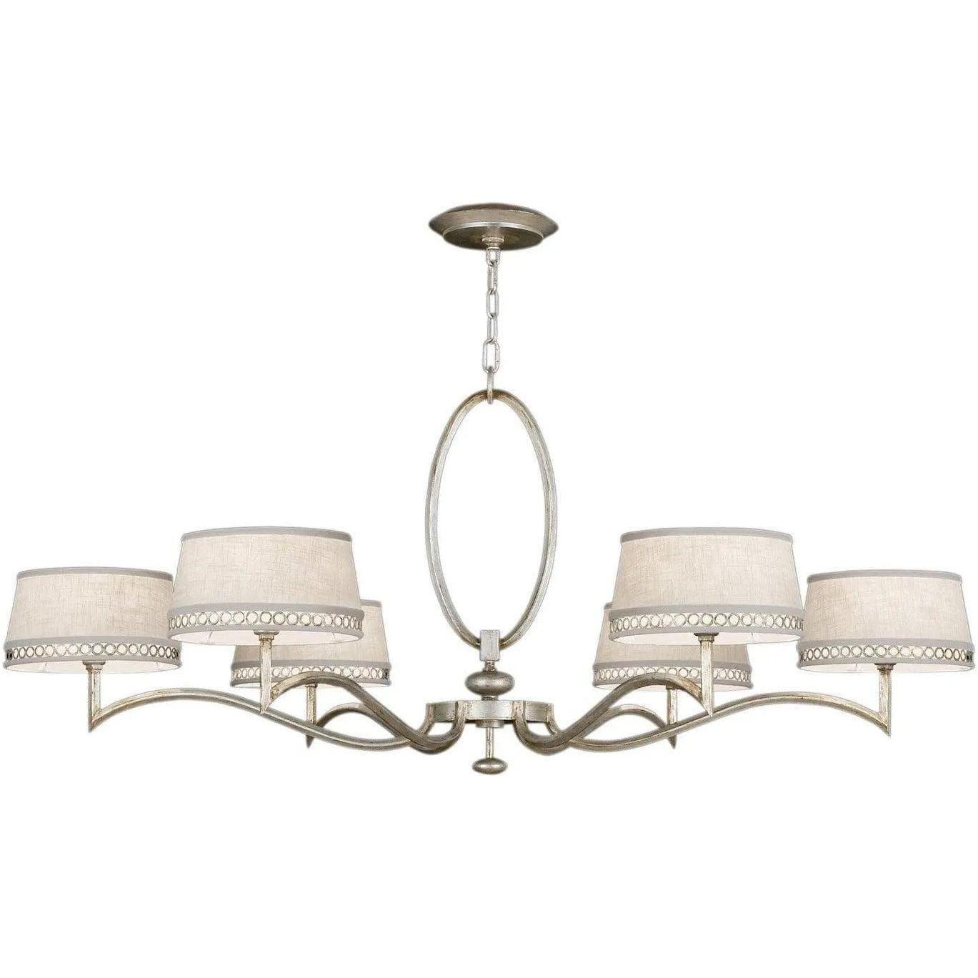 Fine Art Handcrafted Lighting - Allegretto 51-Inch Six Light Chandelier - 771740ST - Canada Light Shop