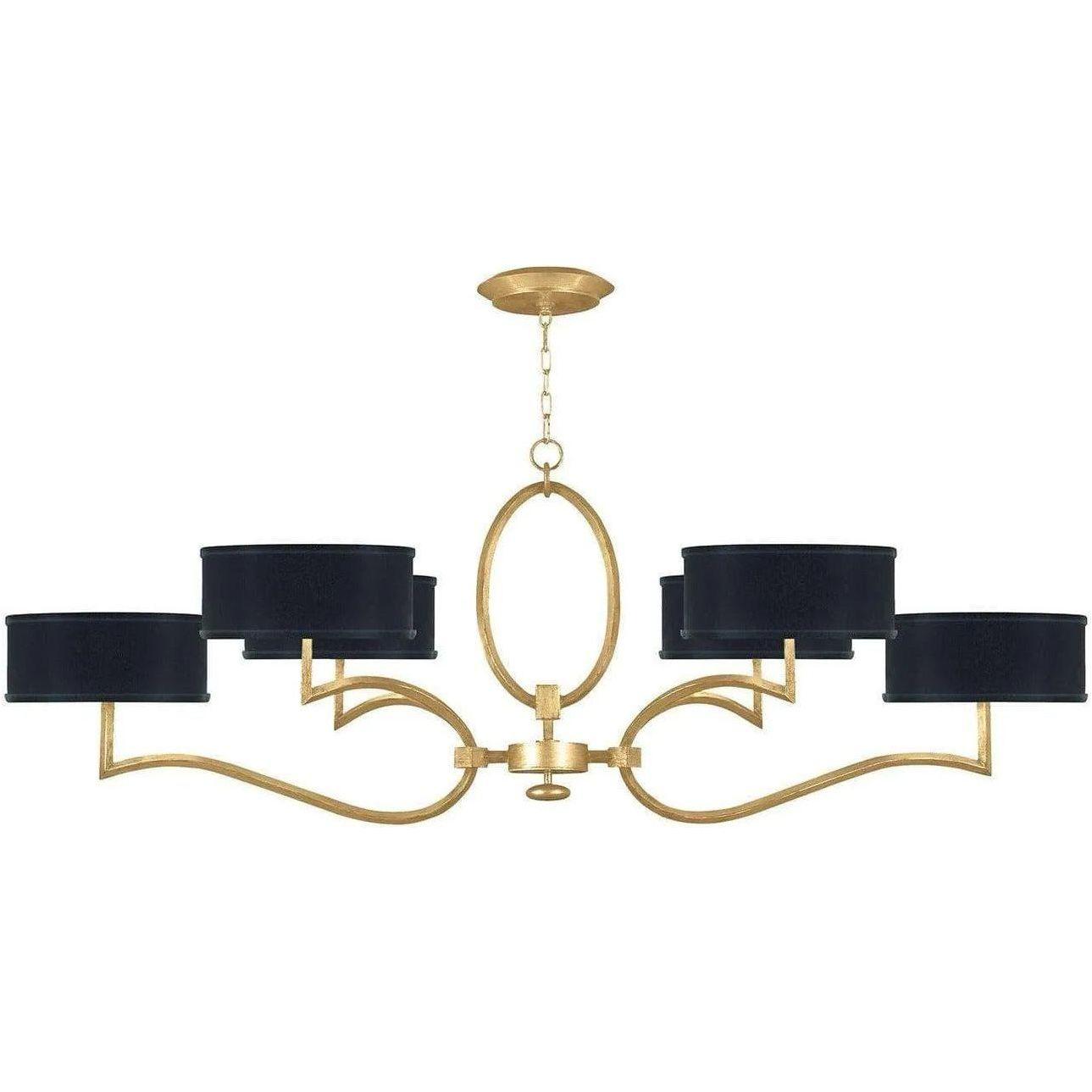 Fine Art Handcrafted Lighting - Allegretto 63-Inch Six Light Chandelier - 780040-SF34 - Canada Light Shop