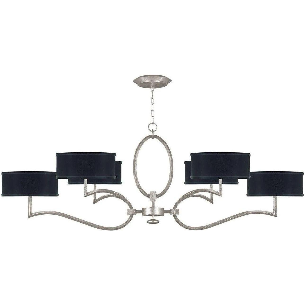Fine Art Handcrafted Lighting - Allegretto 63-Inch Six Light Chandelier - 780040-SF42 - Canada Light Shop